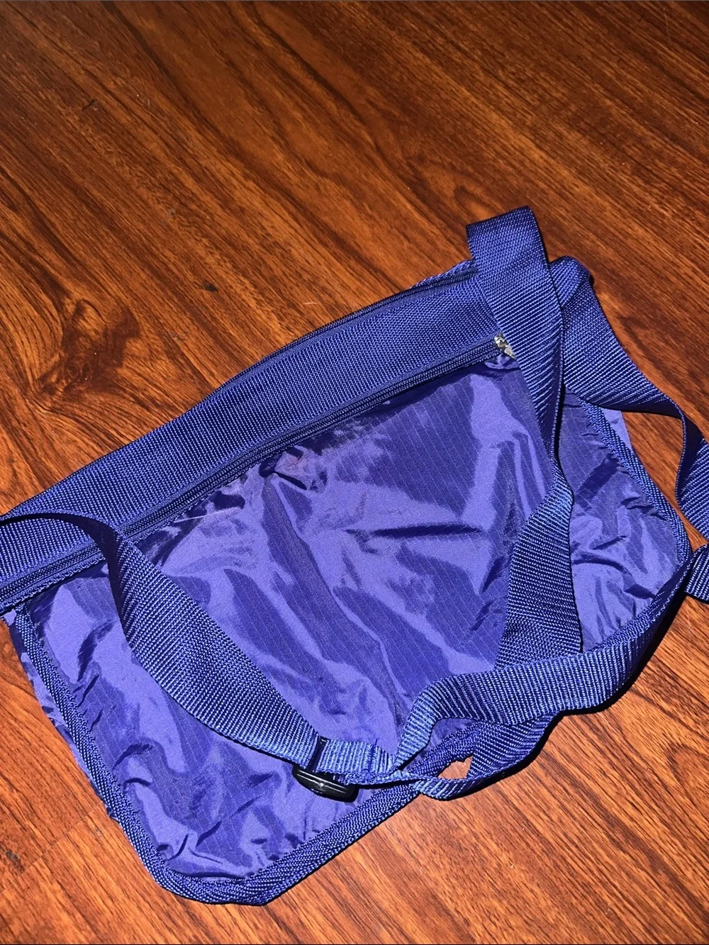 Navy Crossbody Messenger for in brilliant blue. Approx 12” x 9”.